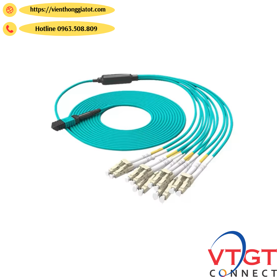Dây nhảy quang MPO-LC/UPC PathCord MPO-LC/UPC, OM3 ,12Core , Method B,3M, LSZH Dây nhảy quang MPO-LC/UPC PathCord MPO-LC/UPC, OM3 ,12Core , Method B,3M, LSZH