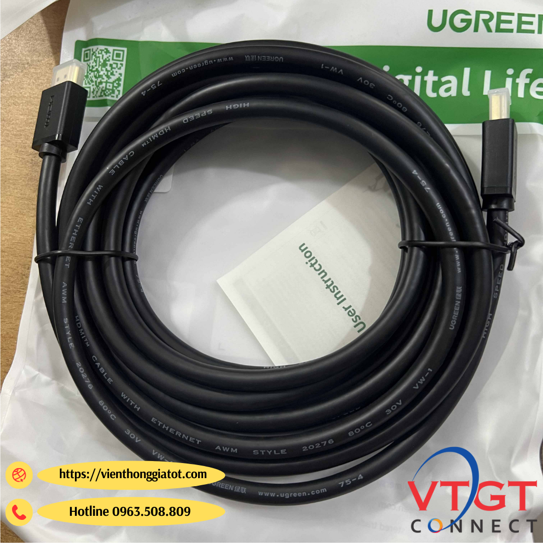 cáp-tín-hiẹu-hdmi-ugreen-10110-10m-mau-den-chuản-1-4-hõ-trọ-phan-giải-4k-2k-hd104-20010110