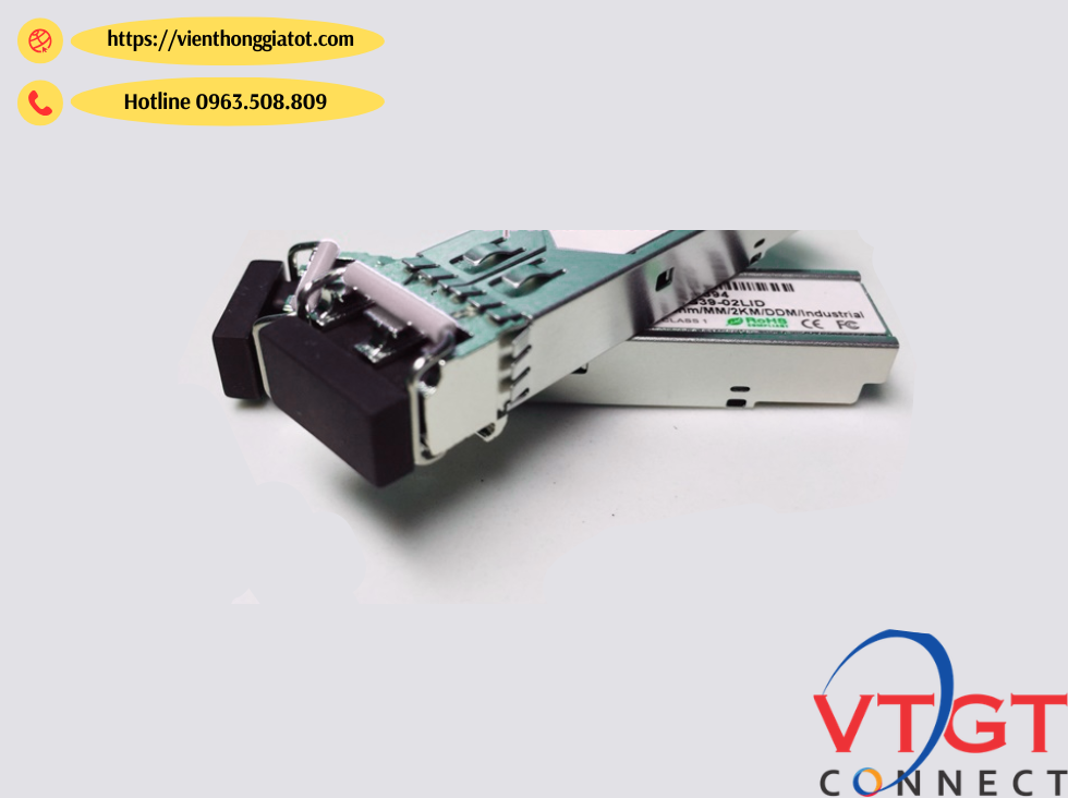 Module quang SFP công nghiệp Multimode 1,25G WINTOP mã YTPD-G39-02LID