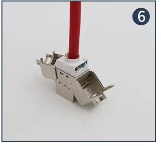 cách bấm ổ cắm mạng âm tường CAT7
