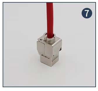 cách bấm ổ cắm mạng âm tường CAT7