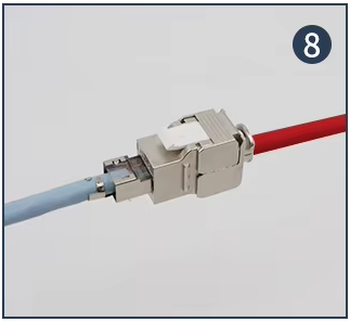 cách bấm ổ cắm mạng âm tường CAT7
