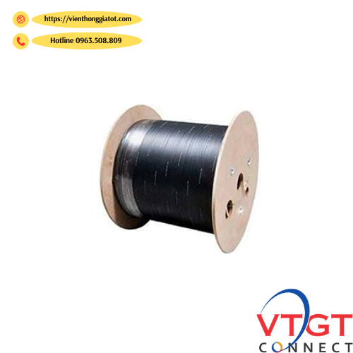 Dây thuê bao quang, đệm chặt 02 sợi đơn mode, LLDPE, G652D hiệu POSTEF Dây thuê bao quang, đệm chặt 02 sợi đơn mode, LLDPE, G652D hiệu POSTEF
