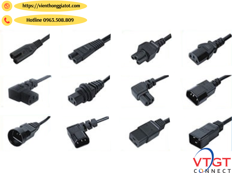 Các chuẩn dây nguồn và Tiêu chuẩn dây nguồn trên thế giới