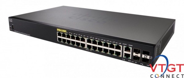 Switch Cisco SG350x-24P-K9 24 Port Gigabit POE+ 382W