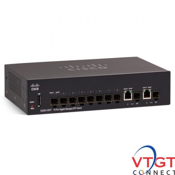 Switch Cisco SG350-10P-K9 10 PORT