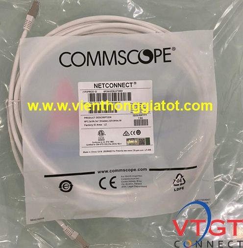 Dây nhảy patch cord Cat6A 5m P/N NPC6ASZDB-WT005M
