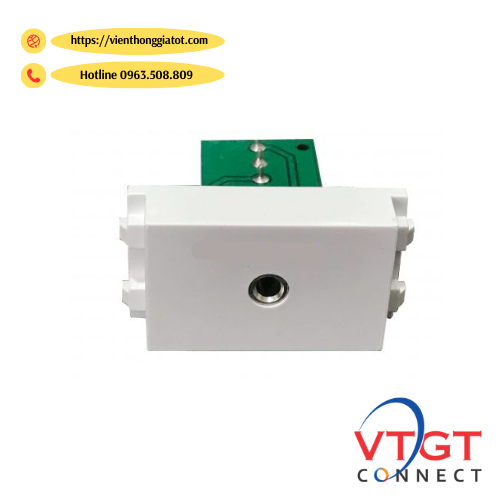 Nhân, hạt ổ cắm Audio Jack 3.5mm âm tường