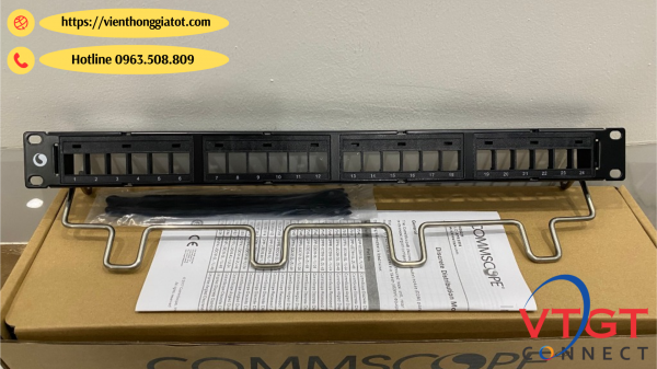 Patch panel Cat6 COMMSCOPE 32 cổng P/N: 760237041 / 9-1375055-2