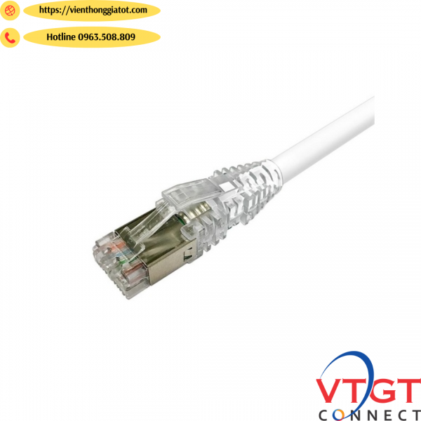 Dây nhảy mạng cat6A S/FTP commscope dài 20cm (0.2M) (NPC6ASZDB-WT020C)