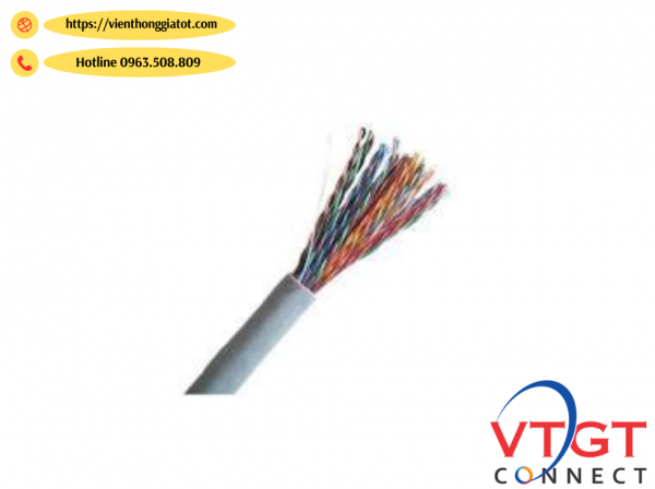 Cáp điện thoại 50 đôi trong nhà 50x2x0.5 Saicom