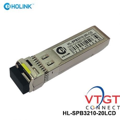 Module quang SFP HOLINK 10G 1 sợi P/N: HL-SPB3210-20LCD