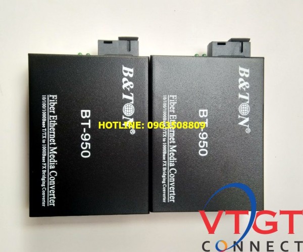 Bộ chuyển đổi quang điện 1 sợi 1G B&TON BT-950GS-20A/B