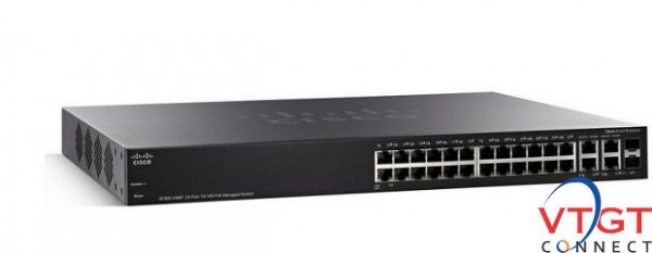  Switch Cisco SF350-24-K9-EU Maganed-24port + 2Gigabit combo +2SFP