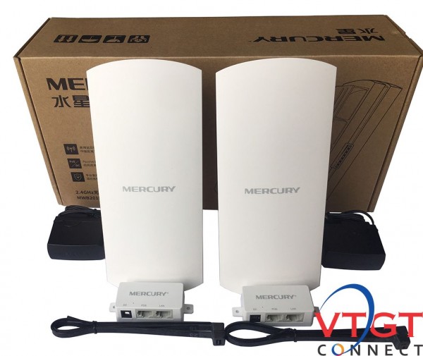 Bộ thu phát WIFI không dây Mercury MWB201 2.4G dùng trong thang máy