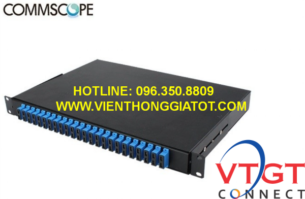 Hộp  phối quang  Commscope 48 cổng SC duplex mã 4-1671002-4