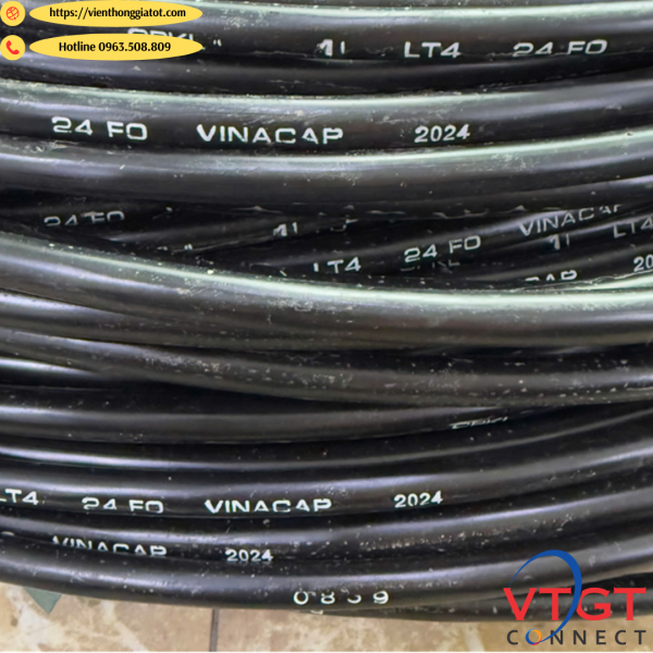 Cáp quang cống phi kim loại - CPKL 24FO Vinacap