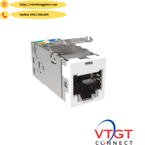 Nhân mạng ổ cắm mạng Cat6A chống nhiễu Commscope 2153449-3
