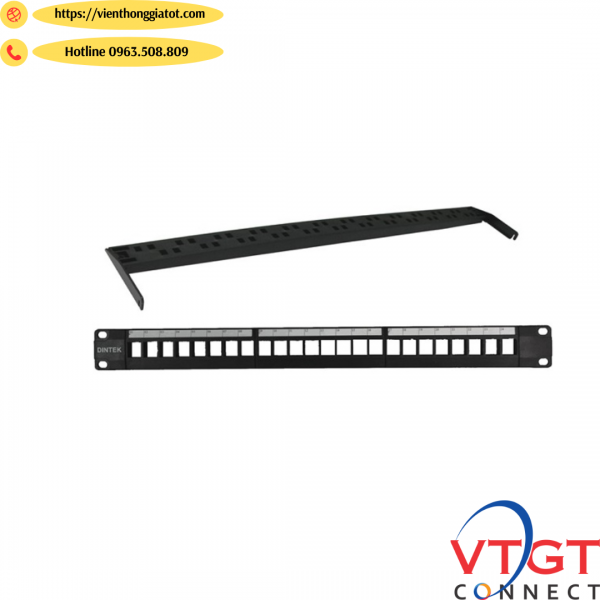 Patch panel 24 cổng Dintex (1406-00041)