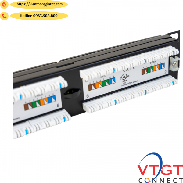 Patch panel 24 cổng Dintex  CAT6 UTP (1402-04011)