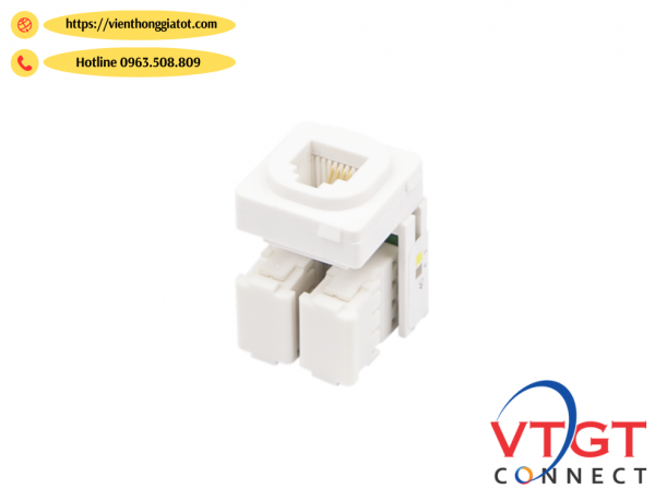 Ổ cắm điện thoại 4 dây Sino S30RJ40