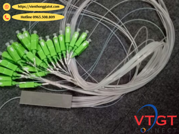 Bộ chia quang Splitter PLC 1×32 chuẩn SC/APC 