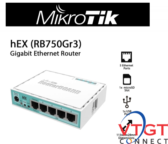 Router Mikrotik RB750GR3