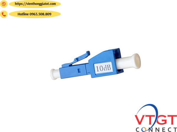 Đầu nối suy hao quang LC/UPC 10dB 