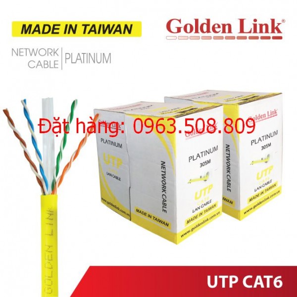 Dây cáp mạng Golden Link UTP Cat 6 Platinum TAIWAN TW1103-1