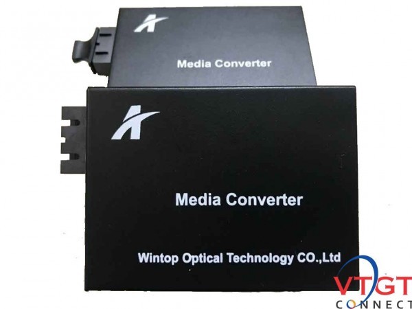 Converter quang 2 sợi singlemode 1G wintop YT-8110GSA-11-20-AS