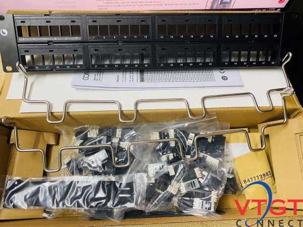 Patch panel CAT6 48 cổng Commscope 760237041