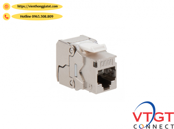 Modular jack ổ cắm mạng Cat6A , CAT7 AMP/Commscope (2153354-1)