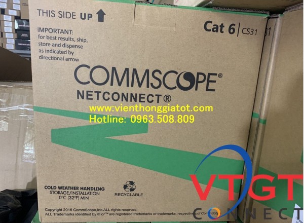  Dây cáp mạng cat6 AMP commscope chính hãng