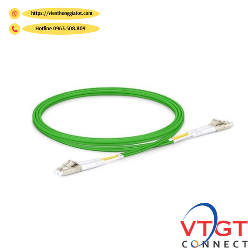 Dây nhảy quang OM5 chuẩn LC/UPC-LC/UPC tốc độ 100G dài 3m, 5m, 10m