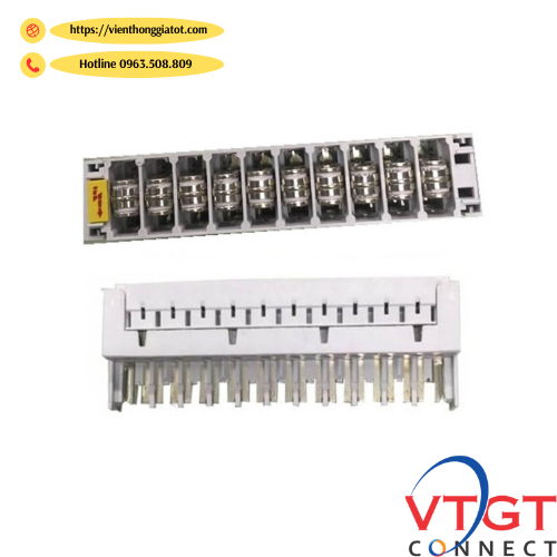 Phiến chống sét Krone KH24 + bảo an (PHIẾN CHỐNG SÉT CHO 10 ĐƯỜNG ĐIỆN THOẠI)