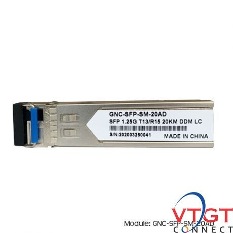 Module quang SFP G-NET COM 1 sợi 1.25Gb GNC-SFP-SM-20AD