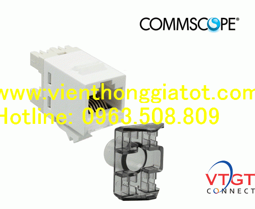 Nhân mạng Cat5e Commscope 1375191-1 MODULAR JACK