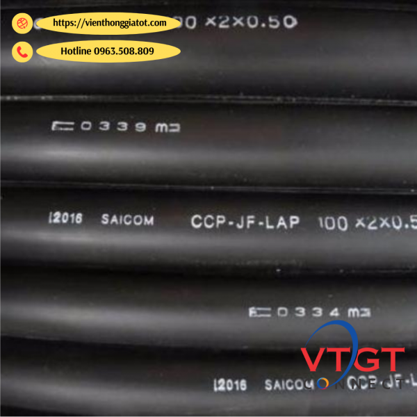 Cáp điện thoại 100 đôi SAICOM (100x2x0.5)