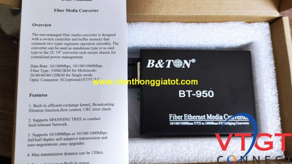 Converter quang Multimode Bton BT-950GM