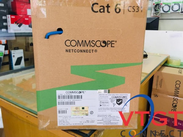 Cáp mạng AMP Commscope cat6 UTP | 1427254-6