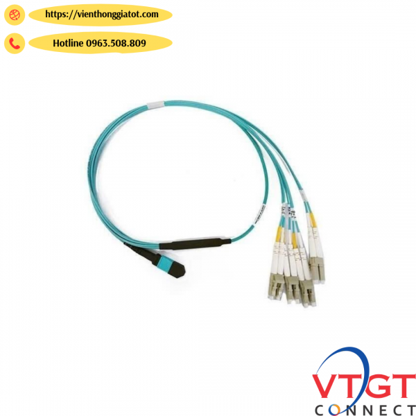 Dây nhảy quang MPO-LC/UPC PathCord MPO-LC/UPC, OM3 ,8Core , Method B,3M, LSZH 