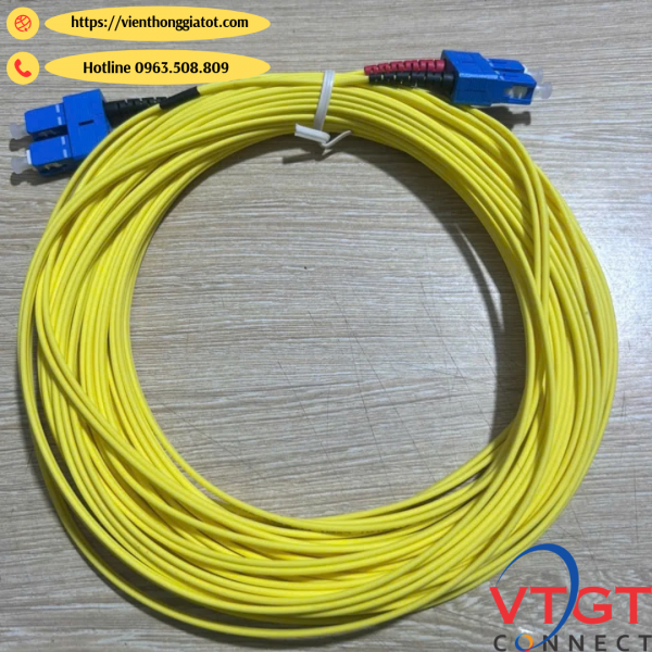 Dây nhảy quang SC-SC single mode dài 15M 