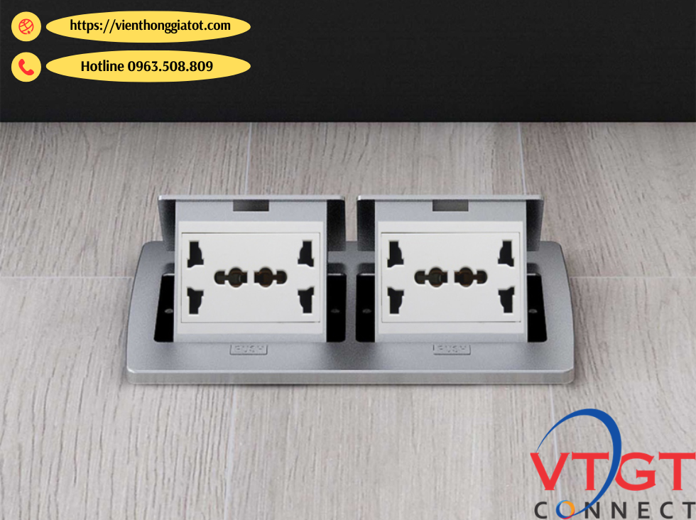 Ổ điện âm sàn là gì? Cấu tạo ứng của ổ cắm âm sàn như thế nào?